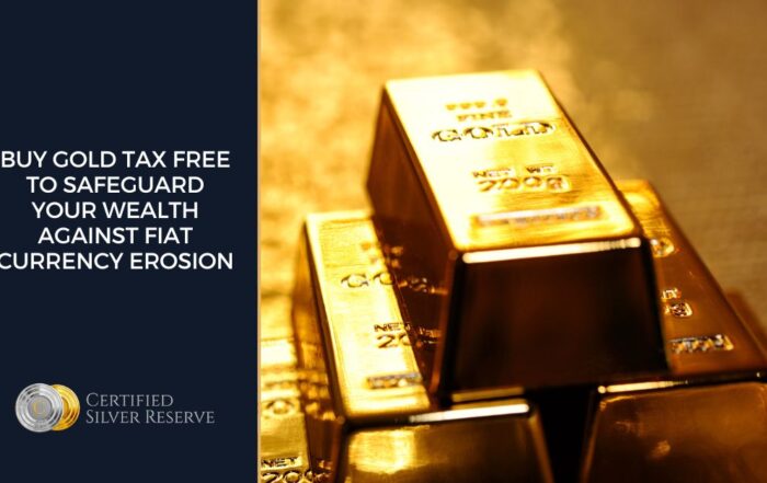 Buy Gold Tax Free